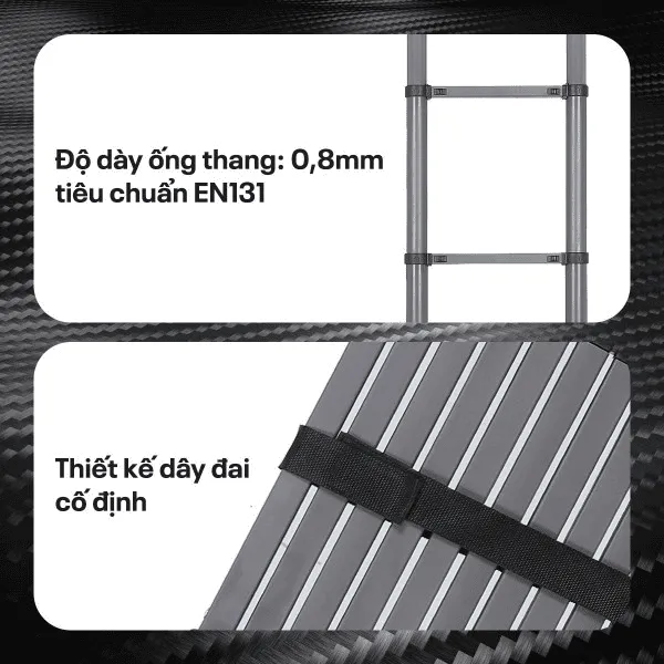Thang Rút Đơn Thép Carbon Fujihome STL27