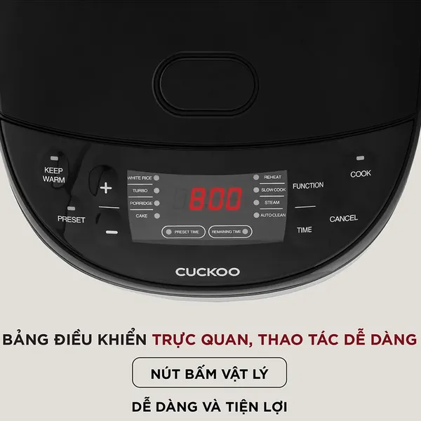 Nồi Cơm Điện Tử Cuckoo CR-0680F 1.08 Lít