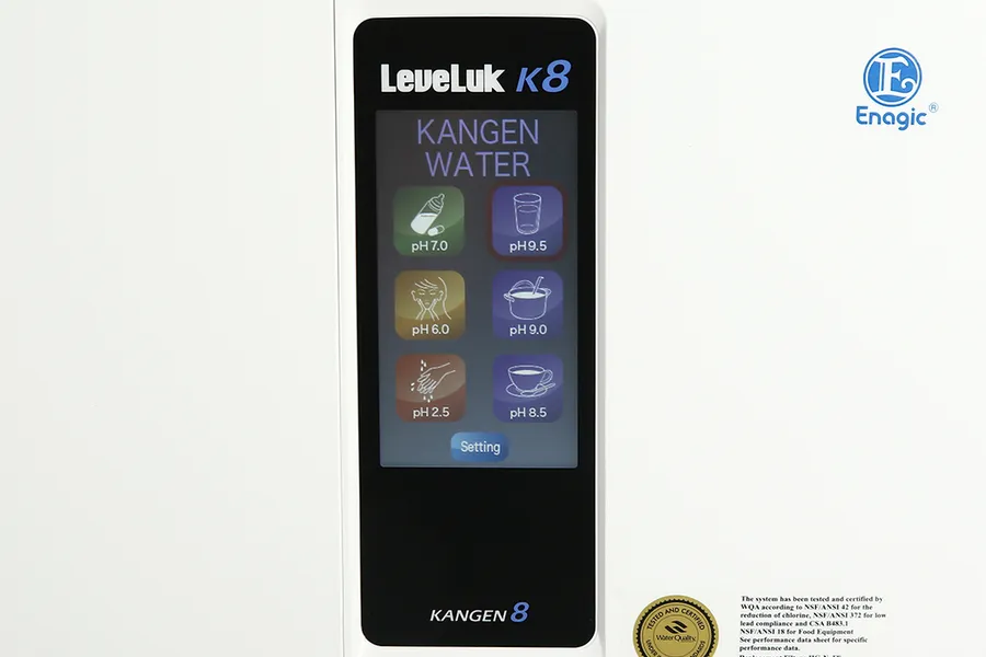 Máy lọc nước điện giải ion kiềm Kangen LeveLuk K8