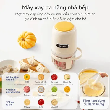 Máy Xay Thịt Tự Động Simplus DDJR005WH01 2