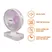 Quạt Sạc Nanoco NRF6219W Màu Trắng 1
