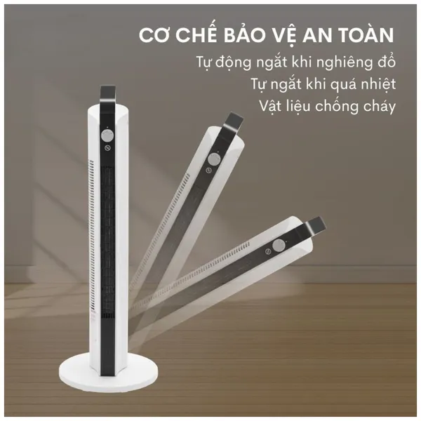 Quạt Sưởi Gốm Ceramic Để Sàn Fujihome FH2000M