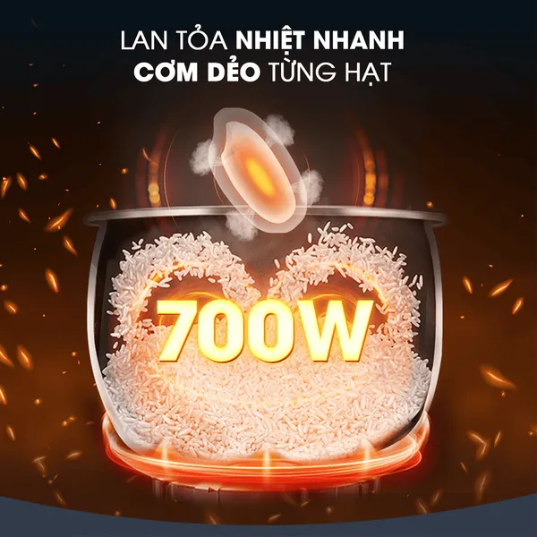 Nồi Cơm Nắp Gài Kalite KRC6018 1.8 Lít