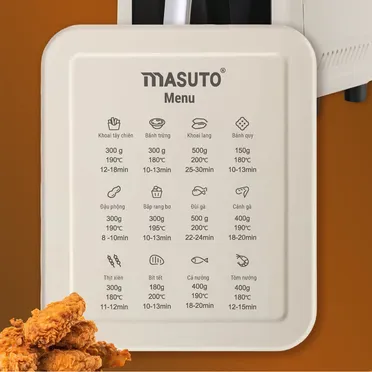 Nồi Chiên Không Dầu Masuto MSChef 6.0 Lít 1
