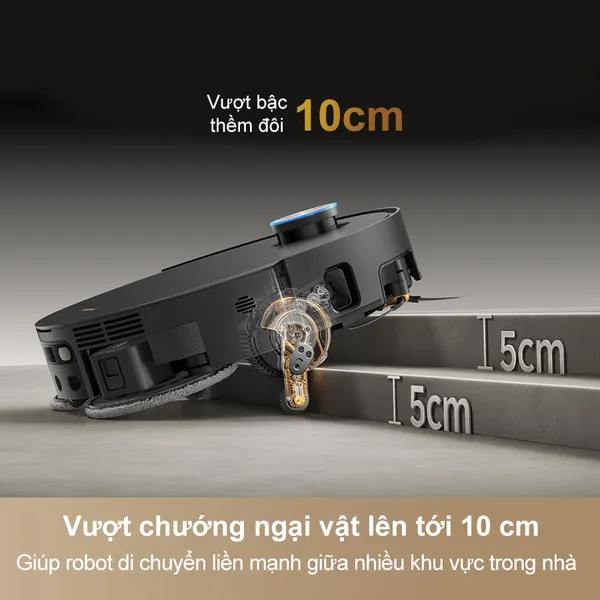 Robot Hút Bụi Lau Nhà Dreame X60 Ultra Extreme Màu Đen