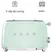 Máy Nướng Bánh Mì SMEG TSF01PGEU - Xanh Mint