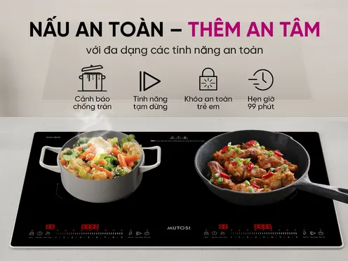 Bếp Từ Đôi Mutosi MI-36 10