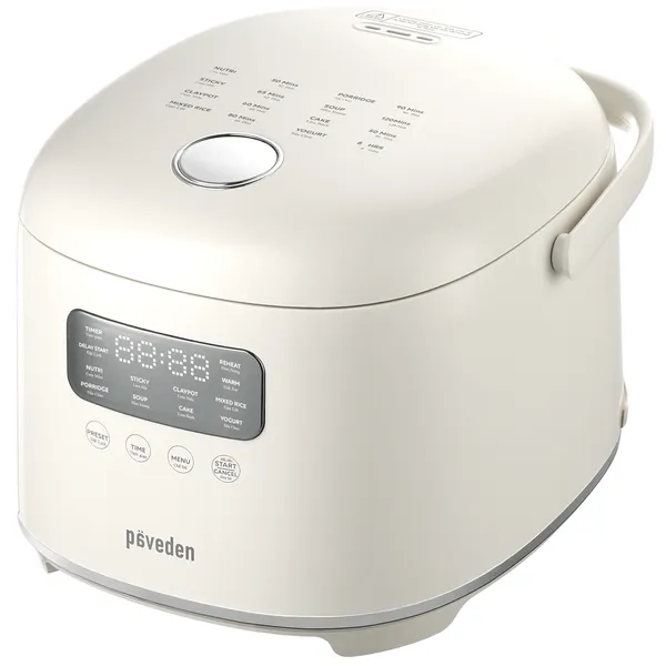 Nồi Cơm Điện Tử 3D Lòng Nồi Inox Paveden Retro PR-3D18BE 1.8 Lít