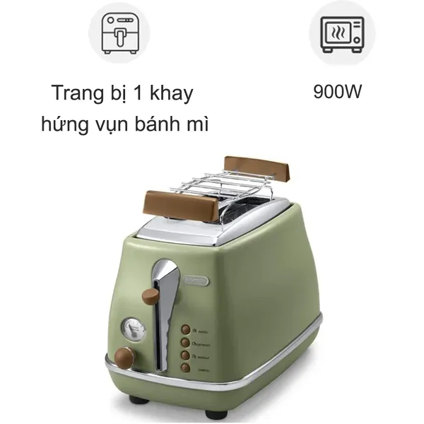 Máy Nướng Bánh Mì DELONGHI CTOV2103.GR