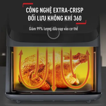 Nồi Chiên Không Dầu Tefal Mega EY855D68 7.5 Lít 3
