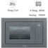 Lò vi sóng âm tủ Smeg FMI120S2 20 lít