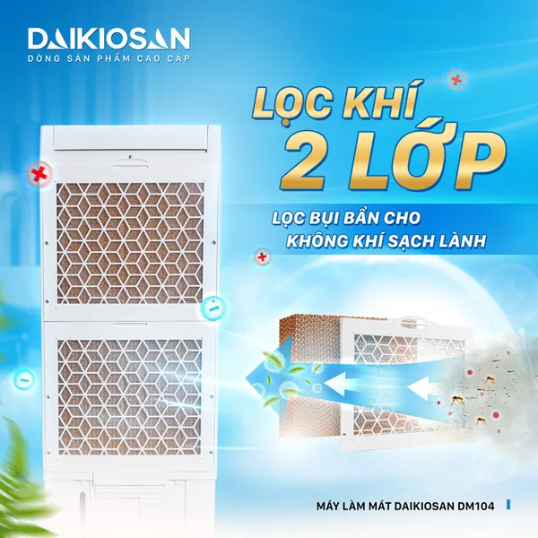 Quạt Điều Hòa Daikiosan DM104 300W