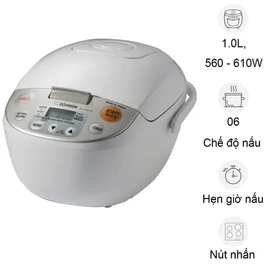 Nồi Cơm Điện Zojirushi NL-AAQ10 1.0 Lít - Xuất Xứ Nhật Bản