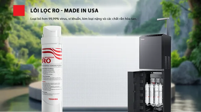 Máy Lọc Nước RO Nóng Nguội Lạnh Toshiba TWP-W2396SVN(M) 10 Lõi 16