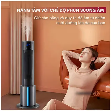 Quạt Sưởi Gốm Tích Hợp Tạo Ẩm Fujihome FH6000 11