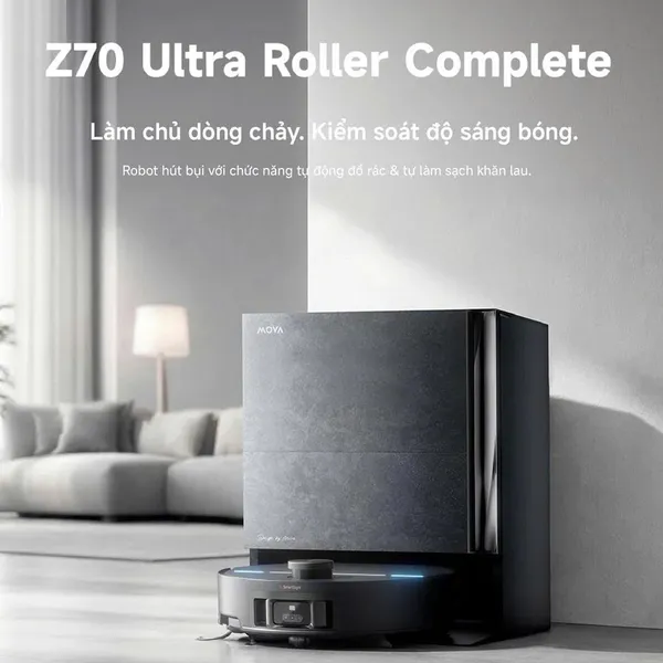 Robot Hút Bụi Lau Nhà Mova Z70 Ultra Roller Complete