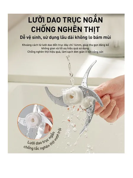 Máy Xay Thịt Đa Năng Joyoung JFC-808 1.8 Lít