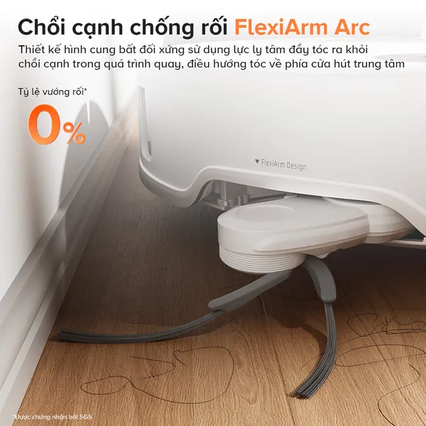 Robot Hút Bụi Lau Nhà Roborock Q Revo 5V1 Đen