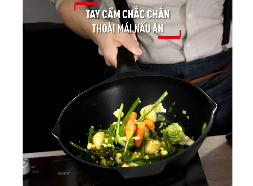 Chảo Đúc Cao Cấp Tefal Robusto 24cm E2490444