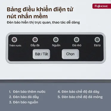 Máy Làm Đá Fujihome IM12N 6