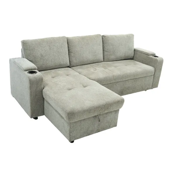 Sofa góc L (góc phải) 8604 Xám