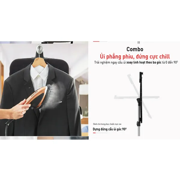 Bàn Ủi Hơi Nước Đứng Tefal IXEO Power QT2020E0 - Xuất Xứ Pháp