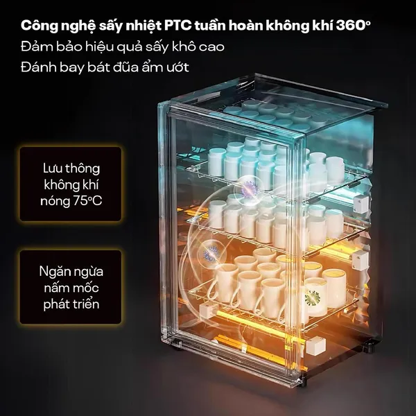 Tủ Sấy Chén Bát Tiệt Trùng Fujihome DD128
