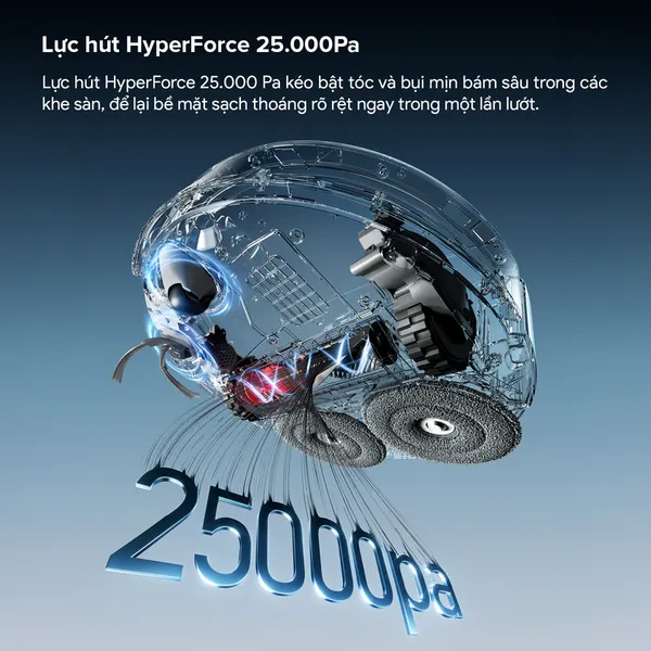 Robot Hút Bụi Roborock Qrevo Edge 2 Màu Trắng