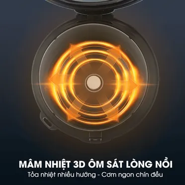Nồi Cơm Nắp Gài Kalite KRC6018 1.8 Lít 4