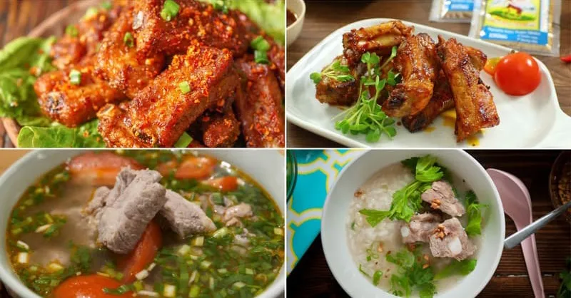 Sườn heo nấu gì ngon? Gợi ý 29 Món ngon từ sườn heo