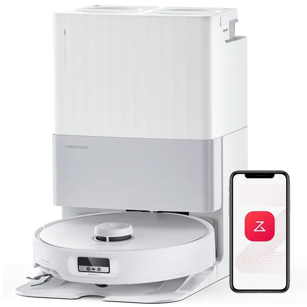 Robot Hút Bụi Lau Nhà Roborock Q Revo 5V1 Trắng