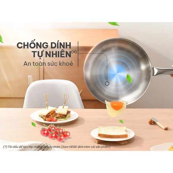Chảo Inox Đa Lớp Sunhouse IN24M6