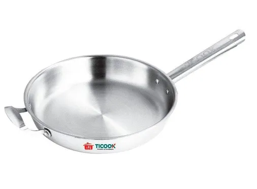 Chảo Đa Năng Inox 304 Ba Lớp Đáy Từ Ticook 26 cm