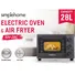Lò Chiên Không Dầu Kết Hợp Nướng Simplehome TOV-28G 28 Lít