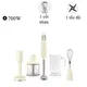 Máy xay cầm tay Smeg HBF02CREU, màu kem 700W
