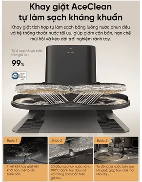 Robot Hút Bụi Lau Nhà Dreame L50s Pro Ultra Màu Đen 15