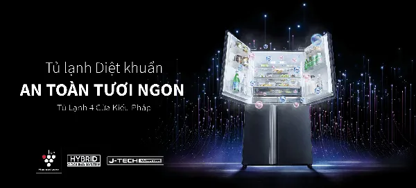 Công nghệ nổi bật trên tủ lạnh Sharp