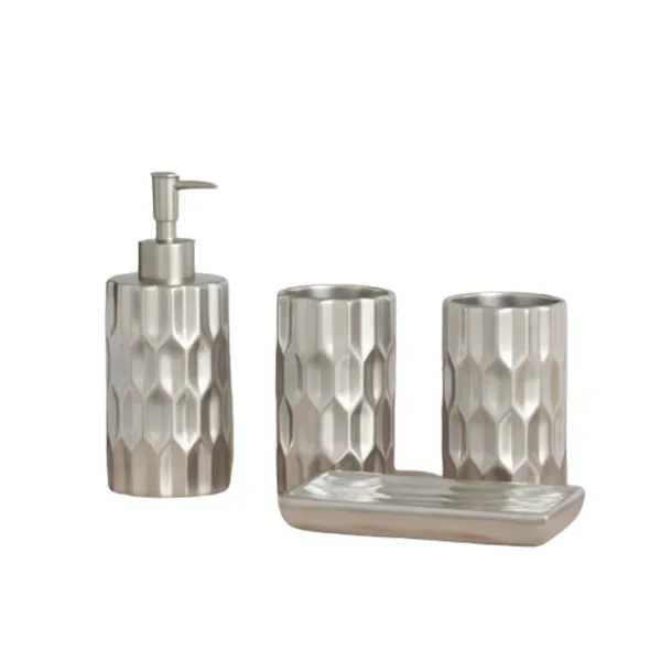 Bộ Phòng Tắm (4 món) ECOBS20251 Bạc