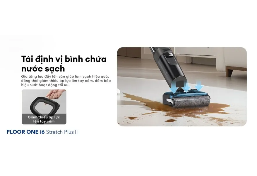 Máy Lau Sàn Hút Bụi Tineco Floor One i6 Stretch Plus II