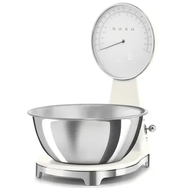 Cân Điện Tử Và Đồng Hồ Cơ Smeg KSF01CRWW Màu Kem 4