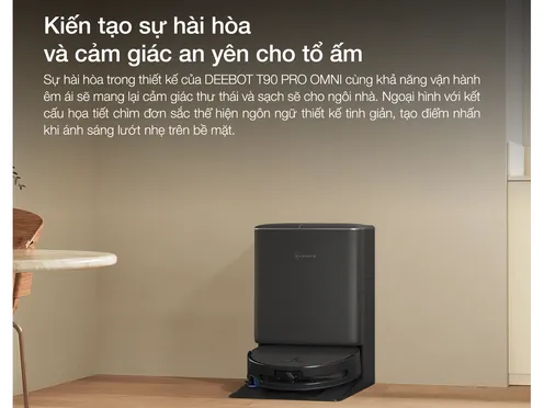 Robot Hút Bụi Thông Minh Ecovacs T90 PRO OMNI Màu Đen 8