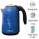 Bình đun siêu tốc inox 2 lớp 1.7 lít Sunhouse SHD1382 Xanh Đậm