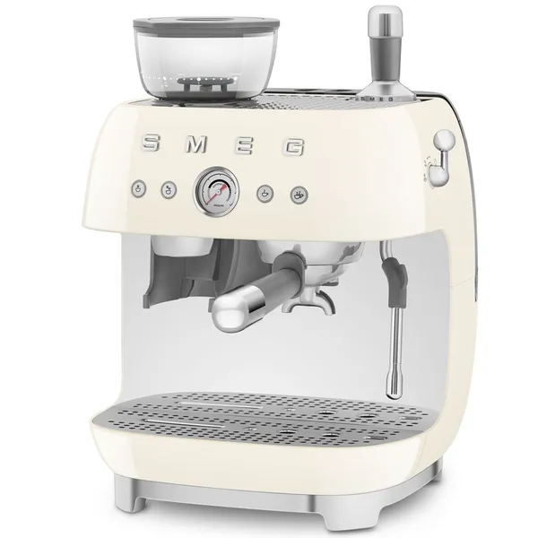 Máy Pha Cà Phê Tích Hợp Xay Smeg EGF03CREU Màu Kem
