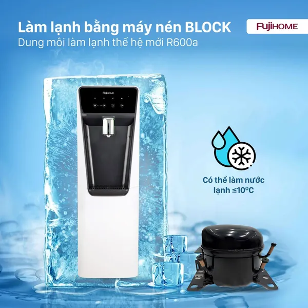 Máy Lọc Nước RO Tích Hợp Làm Nóng Lạnh Fujhome WP9201C