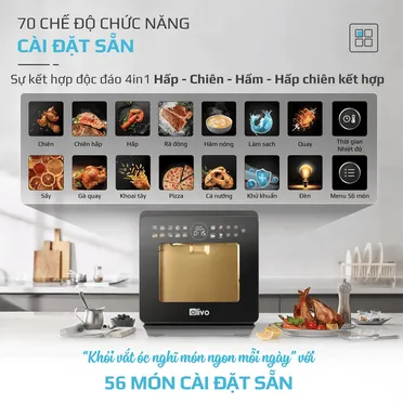 Nồi Chiên Hơi Nước Olivo SF1600 16 Lít 6