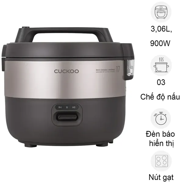 Nồi Cơm Điện Cuckoo CR-1755/KBBKCRVN 3.06 Lít