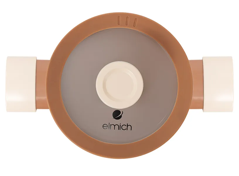 Bộ Nồi Chống Dính Ceramic Elmich Mocha EL5243MC04 Size 18,20,24, Quánh 16cm