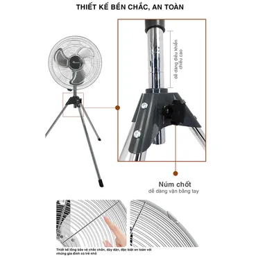Quạt Đứng Công Nghiệp Sowun SW-823 7