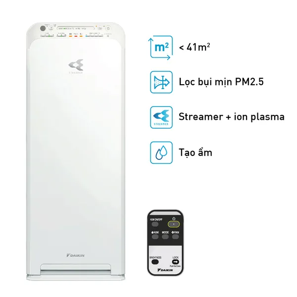 Máy Lọc Không Khí Tạo Ẩm Daikin MCK55TVM6