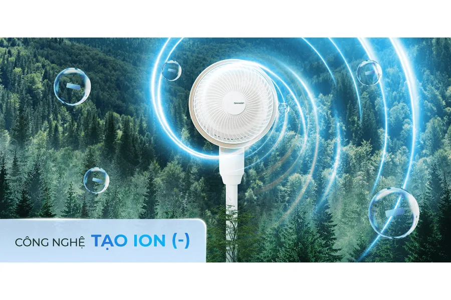 Quạt Tuần Hoàn Có Remote Sharp PJ-CD603V-C 24W
